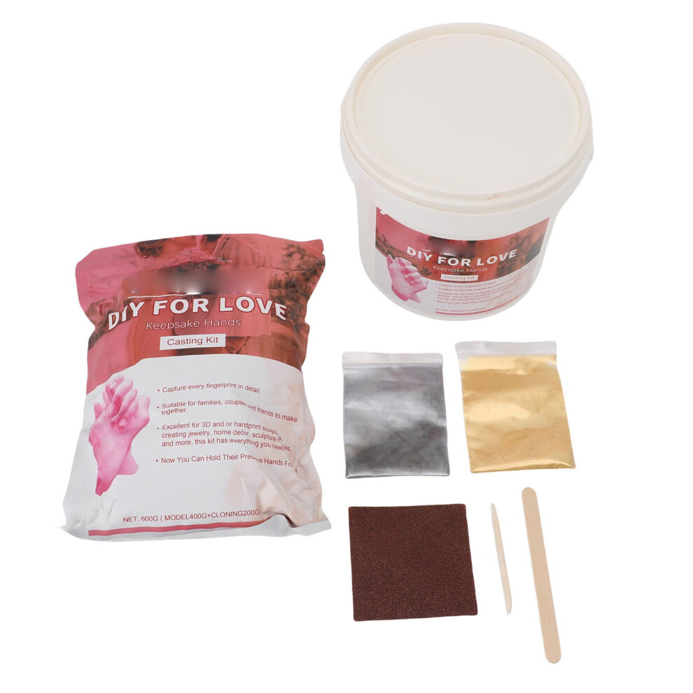 Hand Casting Kit Plaster Powder for Family Couples Anniversary