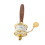 (Silver) Handheld Tibetan prayer wheel with double bearings 4