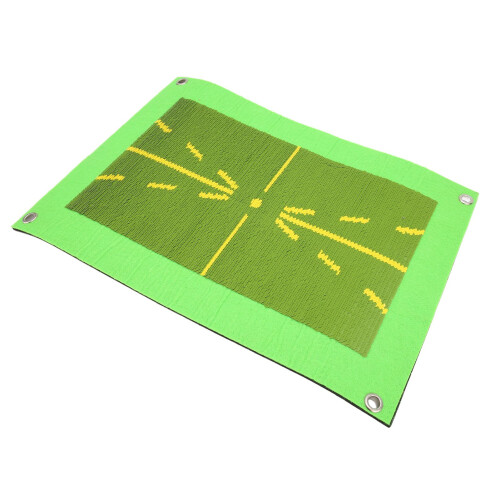 Golf Swing Mat Beginner Wear Resistant Plastic Training Mat for Home 2