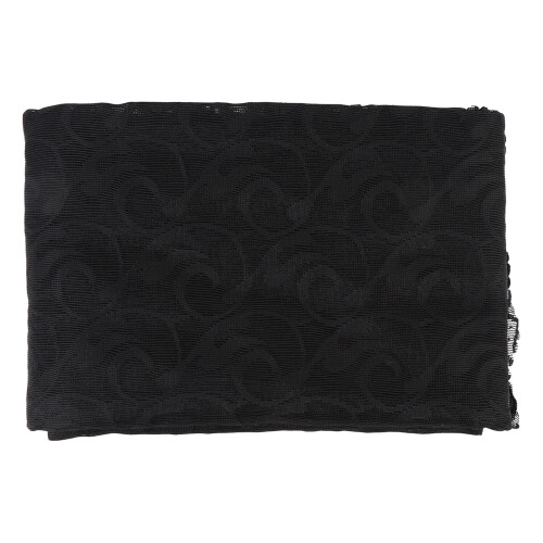 (Black) Dining Table Cover 150x180cm Polyester Lace White