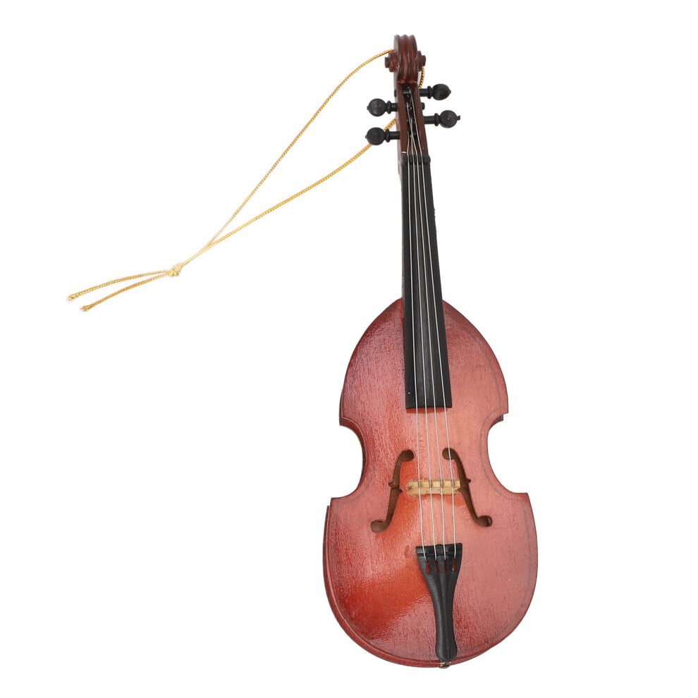 Bass Guitar Model Wooden Mini Ornament with Lanyard-image-OPC-PMFVDPY-NEW