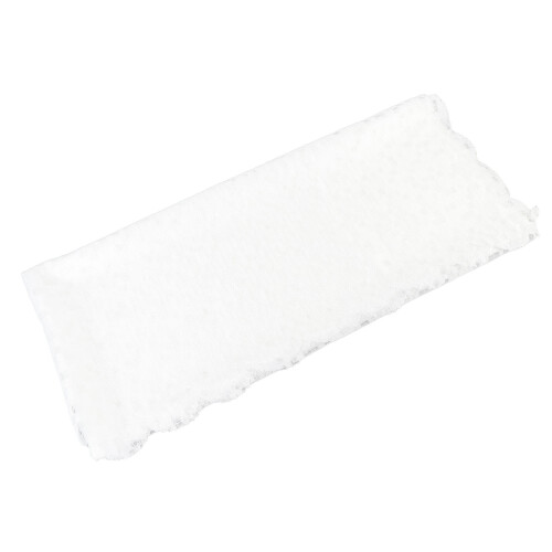 (White) Dining Table Cover 150x180cm Polyester Lace White 2
