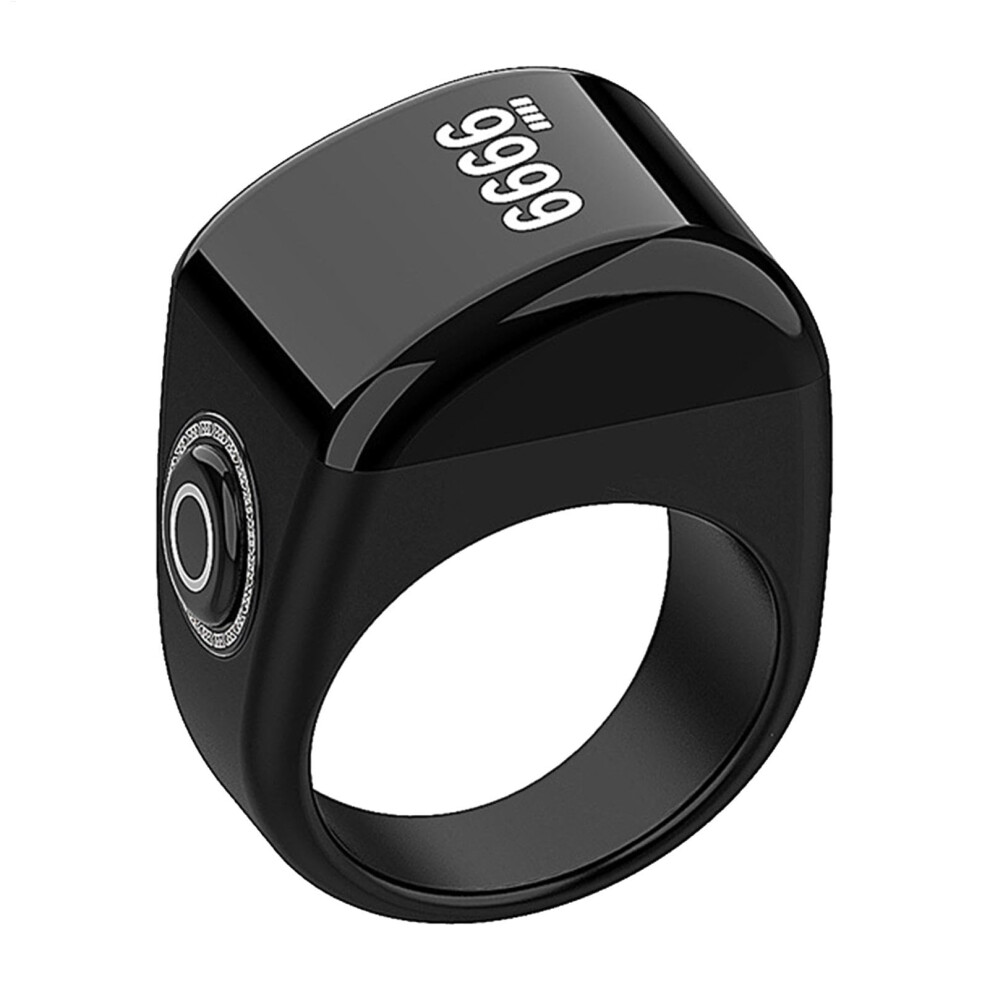 Prayer Counter Clear Display Dhikr, Smart Finger Prayer Counter, 5 Prayer Time Reminders Ring, Electronic Tally Counter 9067246324513