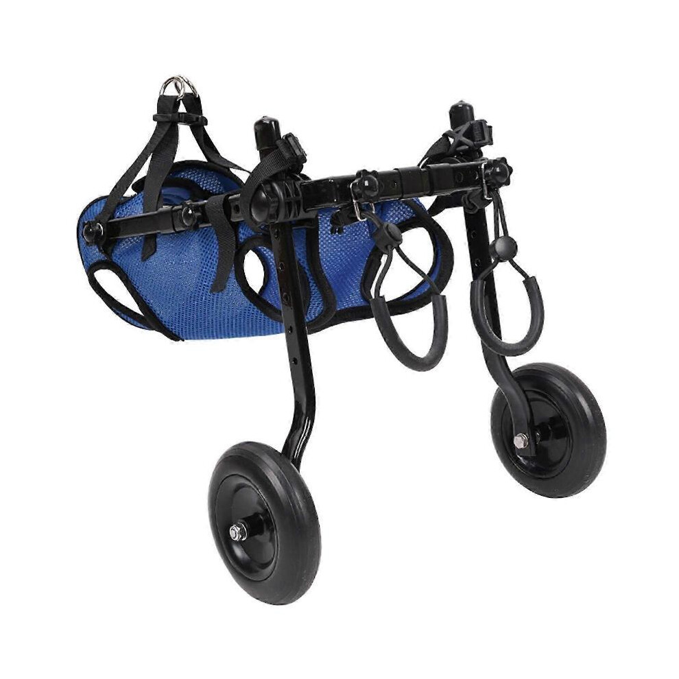 (S)Dog Wheelchair, New 2-Wheeled Cat Wheel Chair, Adjustable Dog Wheels for Back Legs Disability, Paralysis, Injury