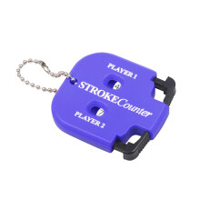 2 Player Score Counter Golf Blue - Two-Player Scorekeeper With Shot And Stroke Clickers And Indicators