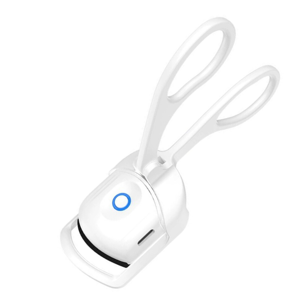 White 2-Temp Heated Lash Curler With Usb Charging - 30S Fast Heat