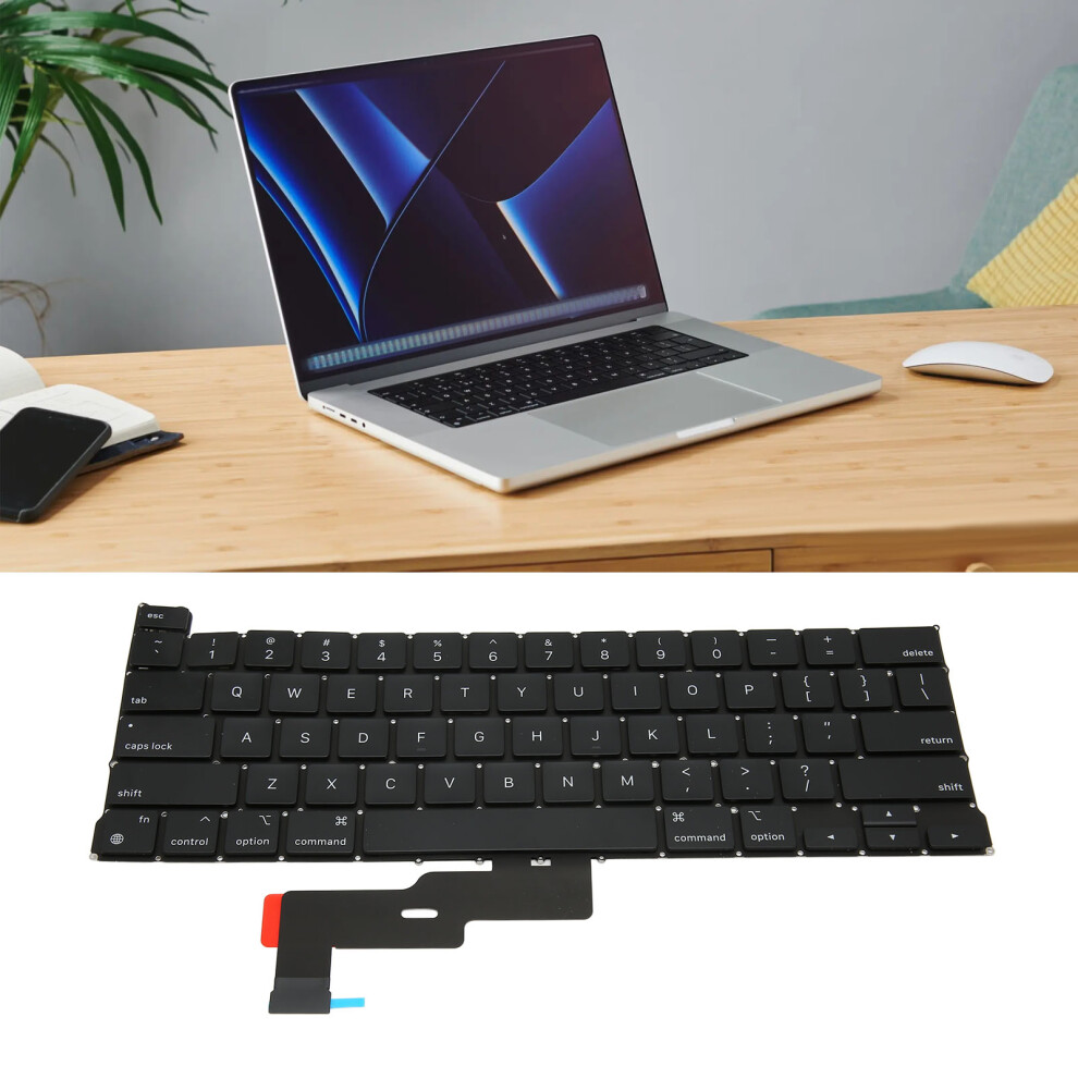 Abs Aluminum A2338 Keyboard 5M Keystrokes Convenient Replacement 4681355348779