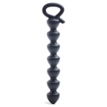Sensual Tear Shape Anal Beads Black Color Tear Shape Design For Anal Play