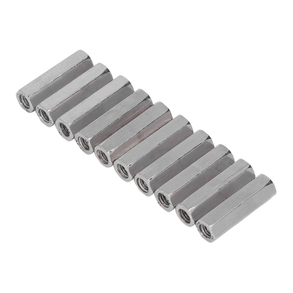 Industrial Fastener M8x1.25 10Pcs Hex Coupling Nuts Stainless Steel 9451355366548