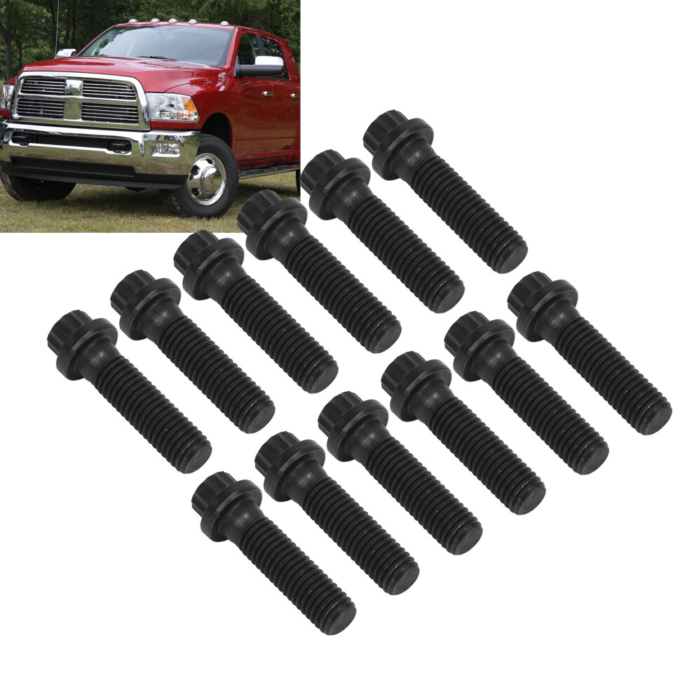 12Pcs Metal Alloy Starter Mounting Bolts For Dodge Cummins 4Bt 6Bt 9491355373498