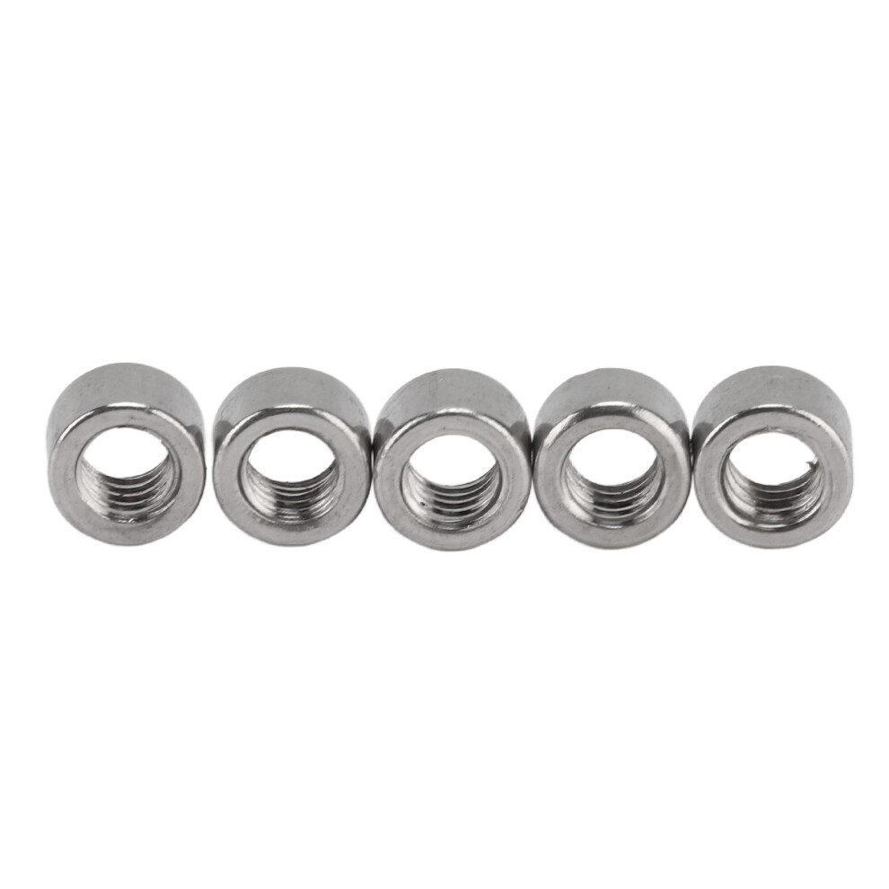 50 Pack M4x0.7 Coupling Nuts 4Mm Length Stainless Steel For Rod Connection 7691355384605