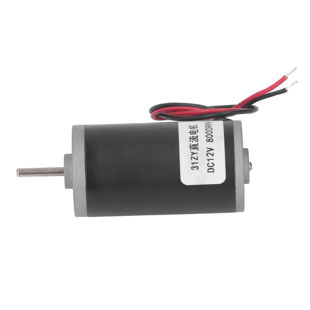 Dc 12V Reversible Permanent Magnet Motor 8000Rpm High Speed Torsion 6931355389141