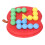 Fun Caterpillar Eats Apples Puzzle Toy for Kids Early Learning Plastic 6
