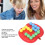 Fun Caterpillar Eats Apples Puzzle Toy for Kids Early Learning Plastic 10
