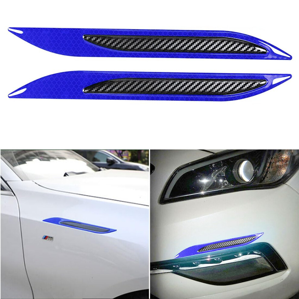 Color Reflective Sticker Universal For Cars And Suvs Reflective Stripe Auto Body Protection Side Safety Decal Blue 9084446617719
