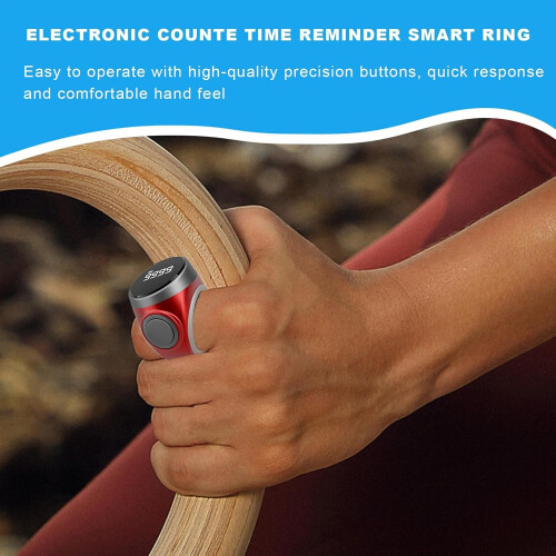4-Digit Clicker Ring For Counting Formatio, Large Digital Display With Clear Numbers, Prayer Counter 2