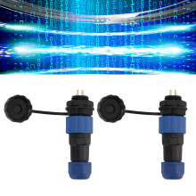 Wasserdichter SD16 Aviation-Stecker 2-polig G3/8 Gewinde IP68 Marine-Stecker & -Buchse
