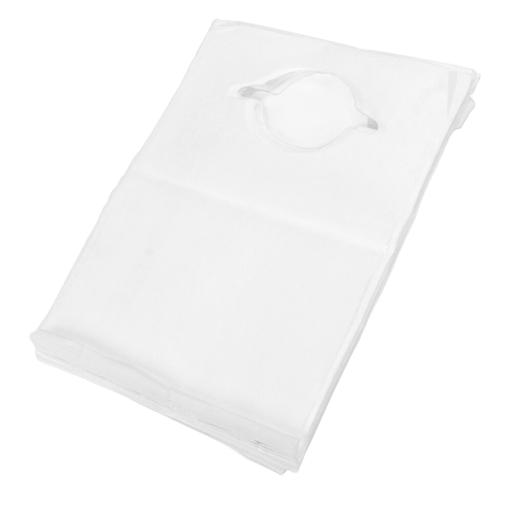 White Durable Adult Bibs - 100Pcs 15.7X23.6 Inch Waterproof And Tear Resistant