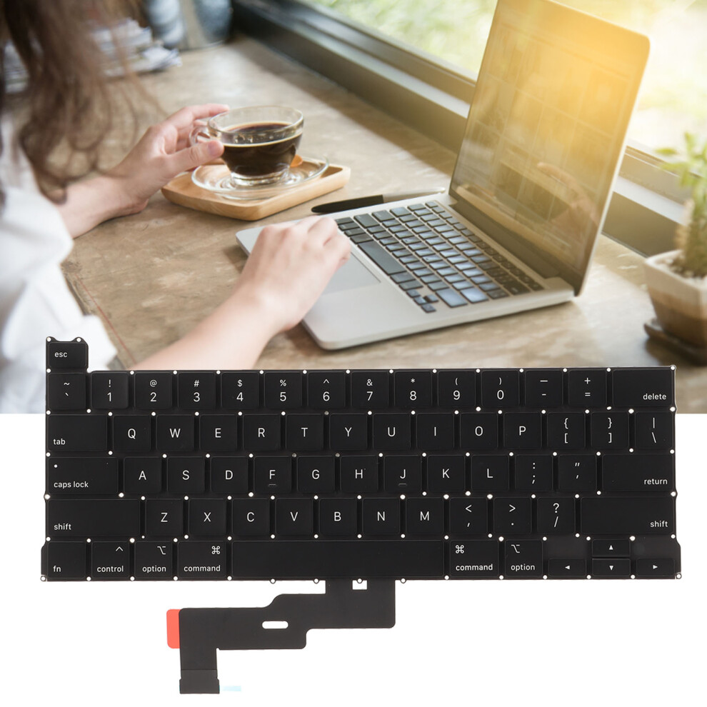 Replacement Keyboard For Os X 13-Inch Laptop | Abs & Aluminum | 5 Million Keystrokes 8321355424467