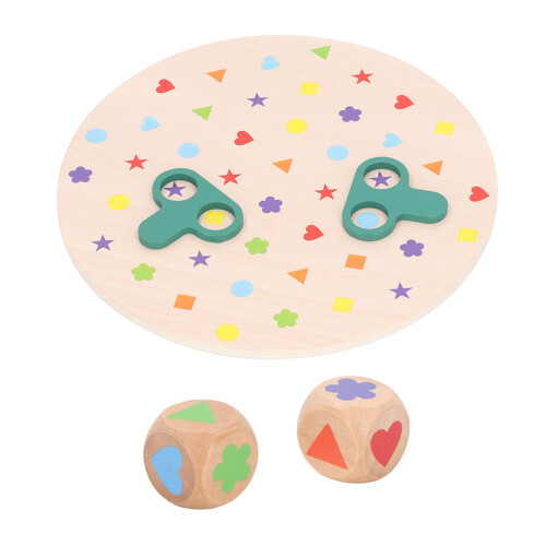 Form-Matching-Spielzeug aus Holz, 2