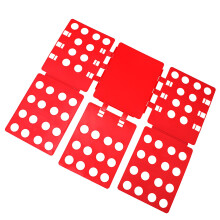 Clothes Folder PP Resin Material Durable Large Shirt Folding Board For Travel Red