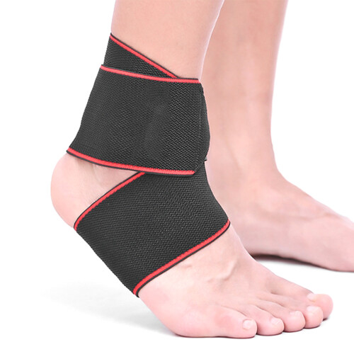 Elastic Ankle Brace for Arthritis Tendinitis Sprains, Red, 85cm 1