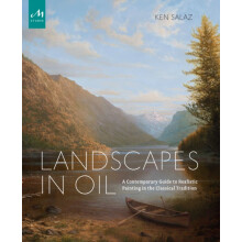 Landscapes in Oil by Ken Salaz Hardcover Book