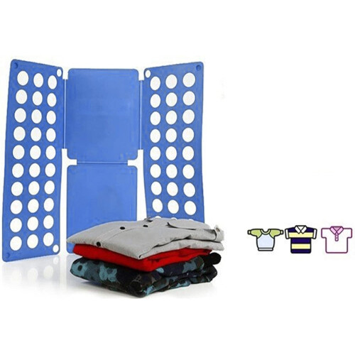Shirt Folding Board Flexible Clothes Folder Large Travel Blue 2