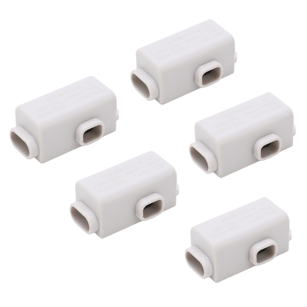 5Pcs Zk T1 Splitter Block 60A 400V Wire Connector, 32X20x15mm 8781355447031