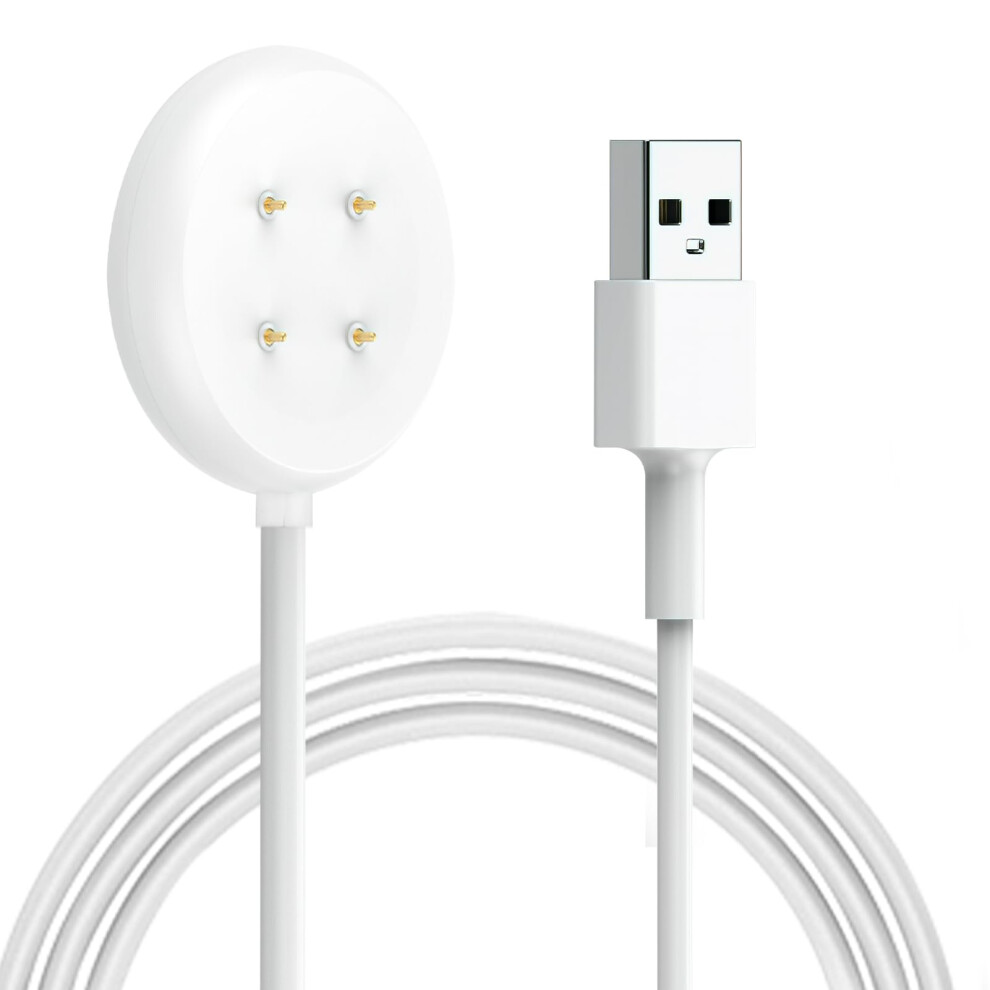 Charger For Pixel Watch 2/3 Usb Magnetic Dock 3.3Ft Compatible Fitbit Sense 2/Sense/Ace Lte/Versa 4/Versa 3 White 9354506540340