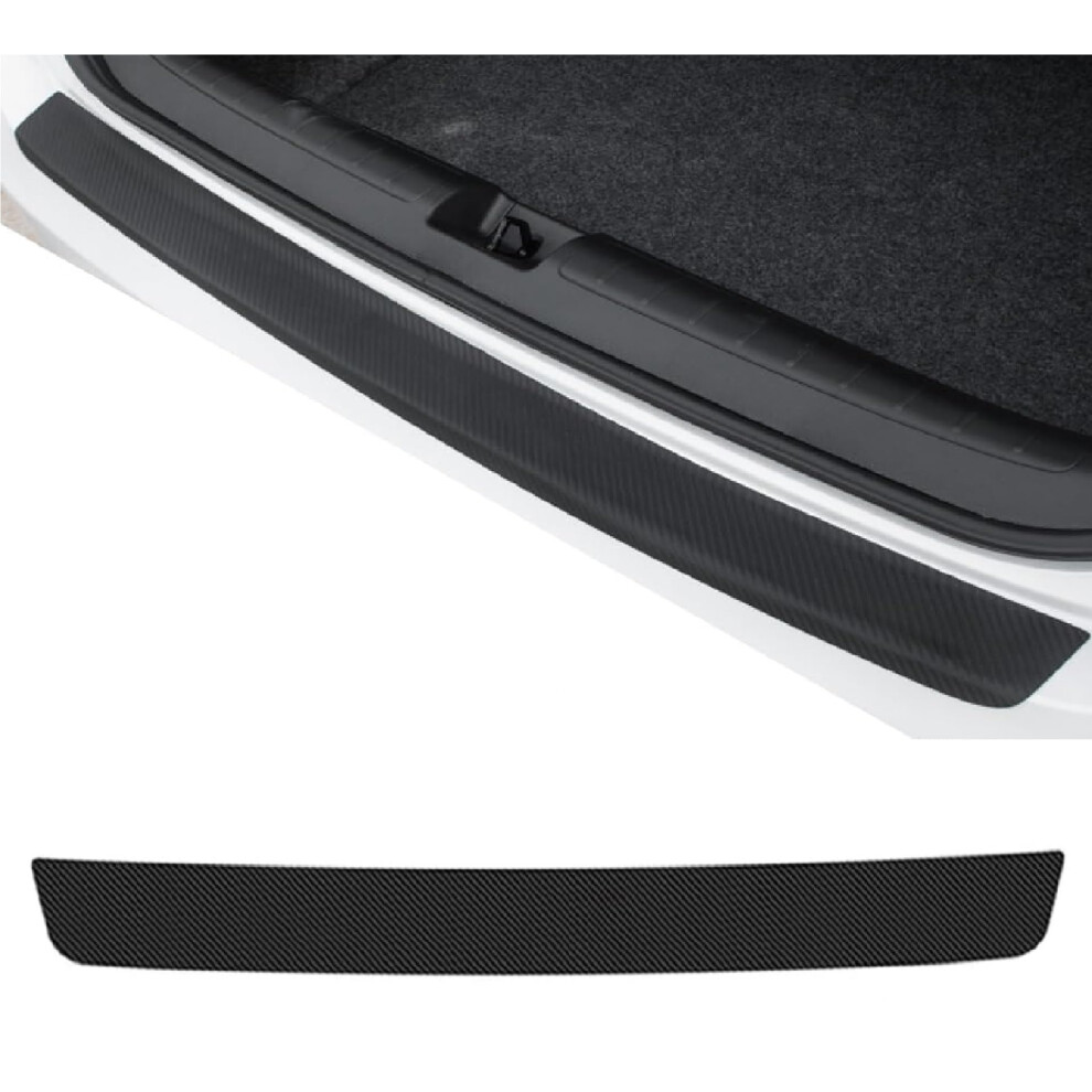 Car Rear Bumper Protector For Subaru Forester 2005-2024 Carbon Fiber Door Sill Edge Guard Anti Scratch Bumper Strip 9084446619133