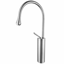 Bathroom Faucet 360 Degree Rotation, Single-Handle Basin Mixer Tap, Brass Chrome Plated, Hot And Cold Water Aerator