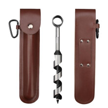 Bushcraft Hand Auger Wrench 1-Inch Diameter, 10-Inch Length, Scotch Eye Wood Auger, Manual Drill, Survival Camping Tool