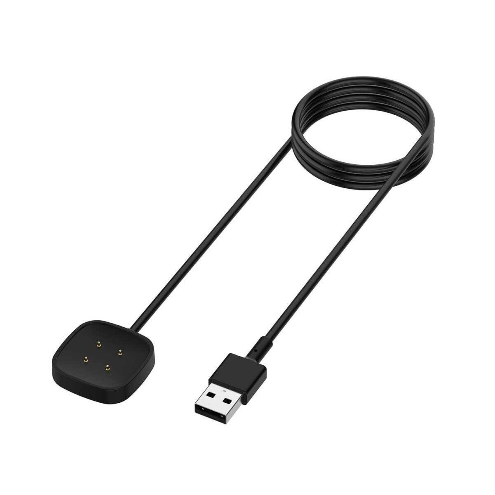 Charger For Fitbit Versa 4 Versa 3 Sense 1/2 Magnetic Dock Cord Replacement Cable 1M 9084446619287