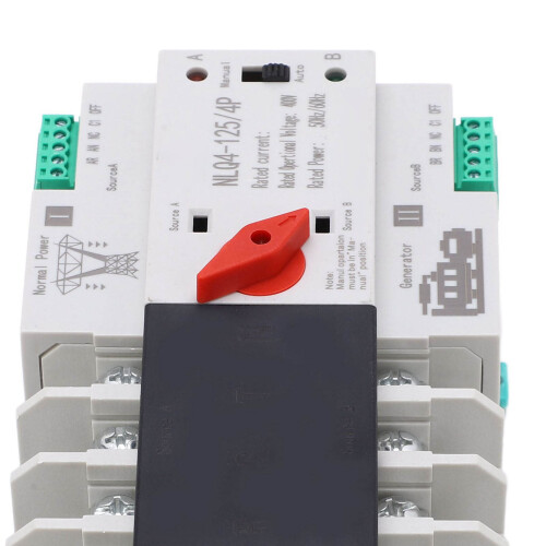 NLQ4 125 4P Dual Power ATS, 100A, Silber 2