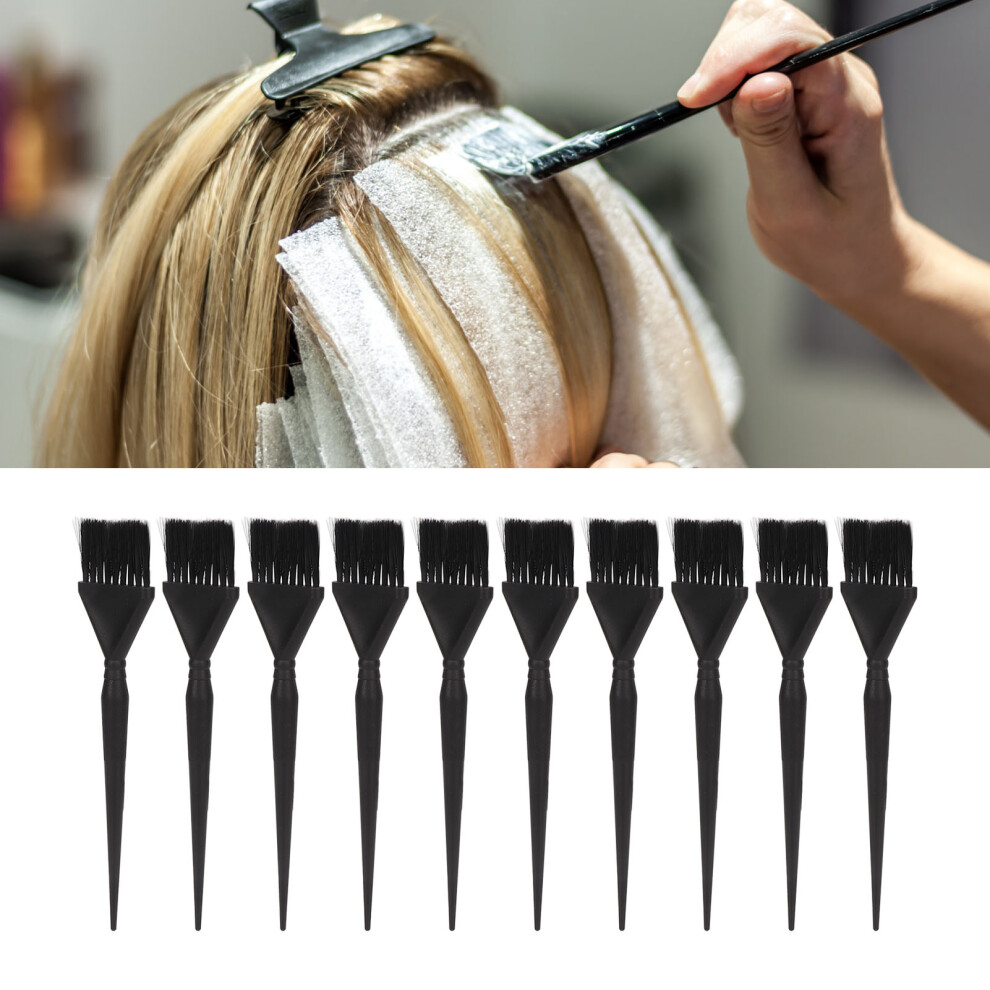 Black Professional Hair Color Brush Abs For Dyeing, Bleaching & Salon