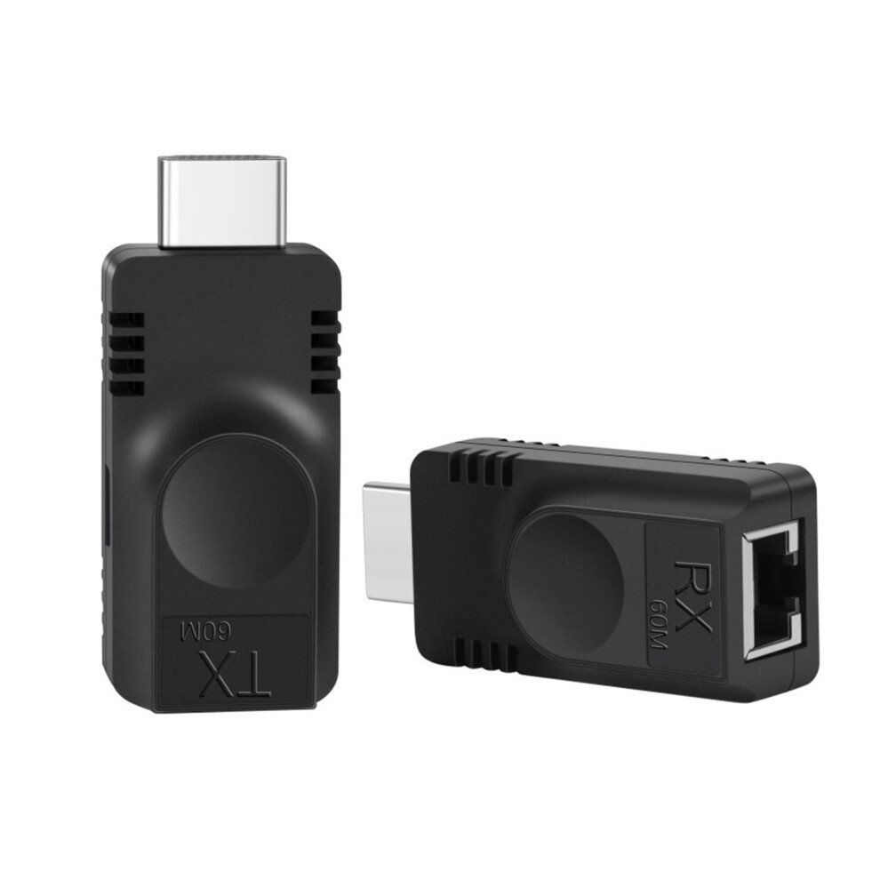 Video Extender Hdtv To Rj45 1080P Up To 60M Extension Rj45 Networking Ethernet Adapter For Game Consoles 9354506540609