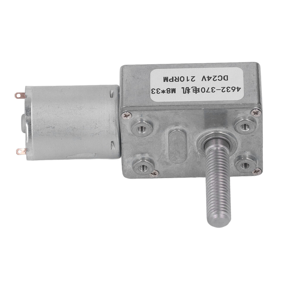 Turbo Worm Geared Motor Dc24v 210Rpm M8x33mm Micro Gearbox 5011355461588