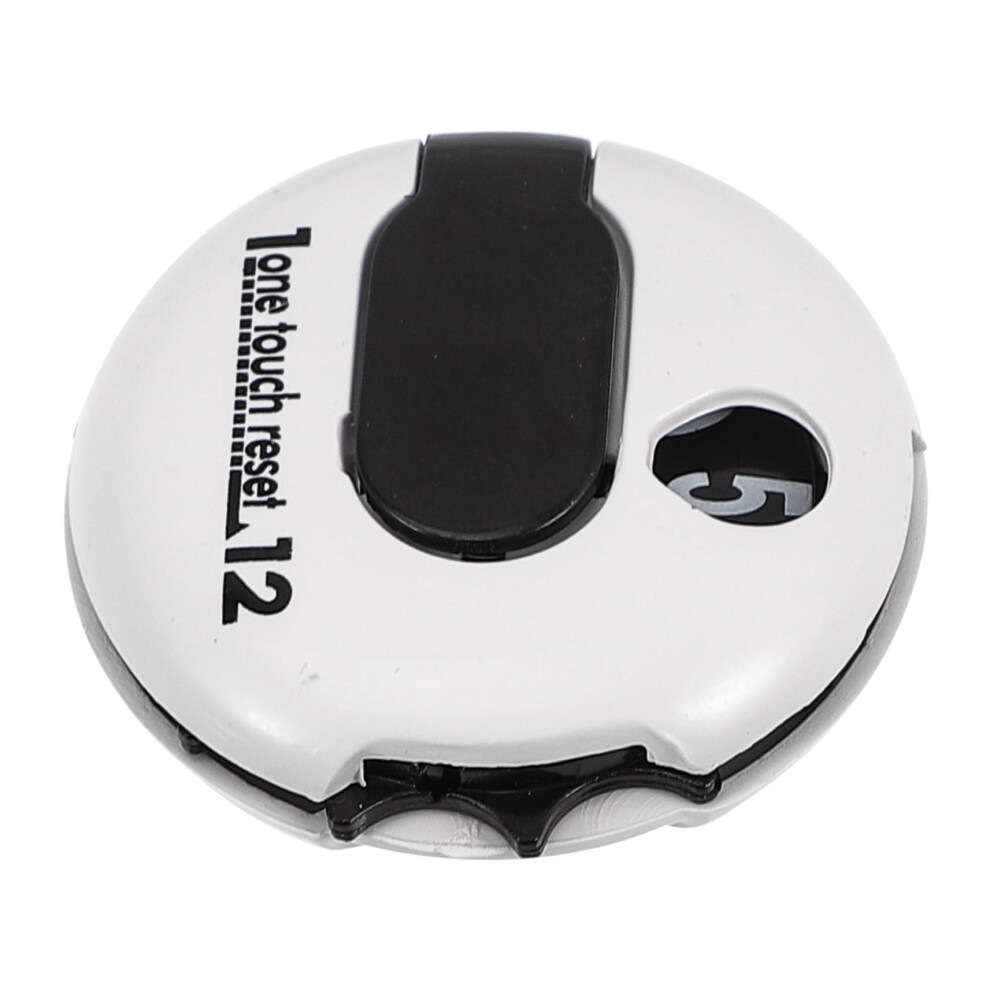 Portable Golf Score Counter Clip-On Hat Attachment Lightweight Stroke Counter For Gloves Caps Belts And Bags White-image-OPC-PMFWGKV-NEW