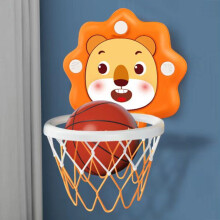 709H Kinder-Hänge-Basketballbrett für drinnen, 29x25x5,5cm, Orange
