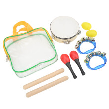 Kids Musical Instruments Set with Hand Drum, Egg Shaker, Rumba Shaker & Jingle Bell