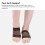 2 Pack Foot Support Brace Copper Arch Compression Thin Breathable Footwear 5