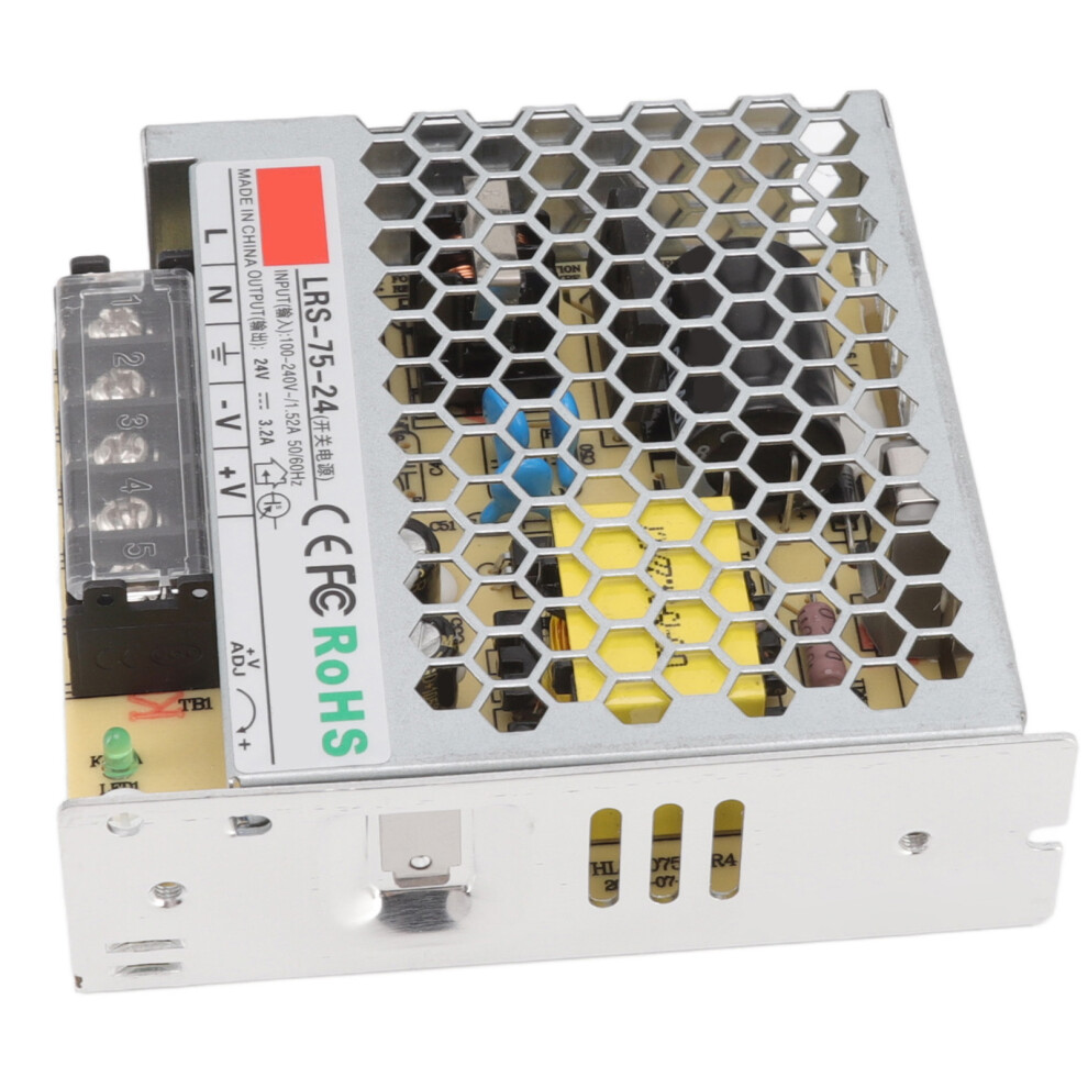 24V 3.2A Switching Power Supply Aluminum Copper Adapter 9.8X10x3cm 7641355479078
