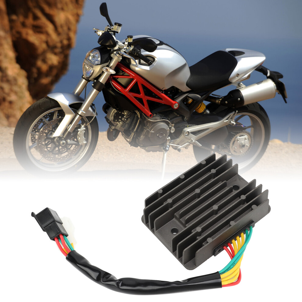 12V Motorcycle Voltage Regulator Rectifier For Ducati Monster 600/900/1100 Dark 8741355481039
