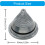Multiple Bore Lawns Balancers Metal Construction Adjustable Bore Size For Smooth Operations Reduced Vibrations Model A1 2