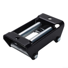 Winch Roller Fairlead Chrome-Plated Rollers, Off-Road Compatible, 2000 Lb Capacity, Reduces Wear On Winch Cables