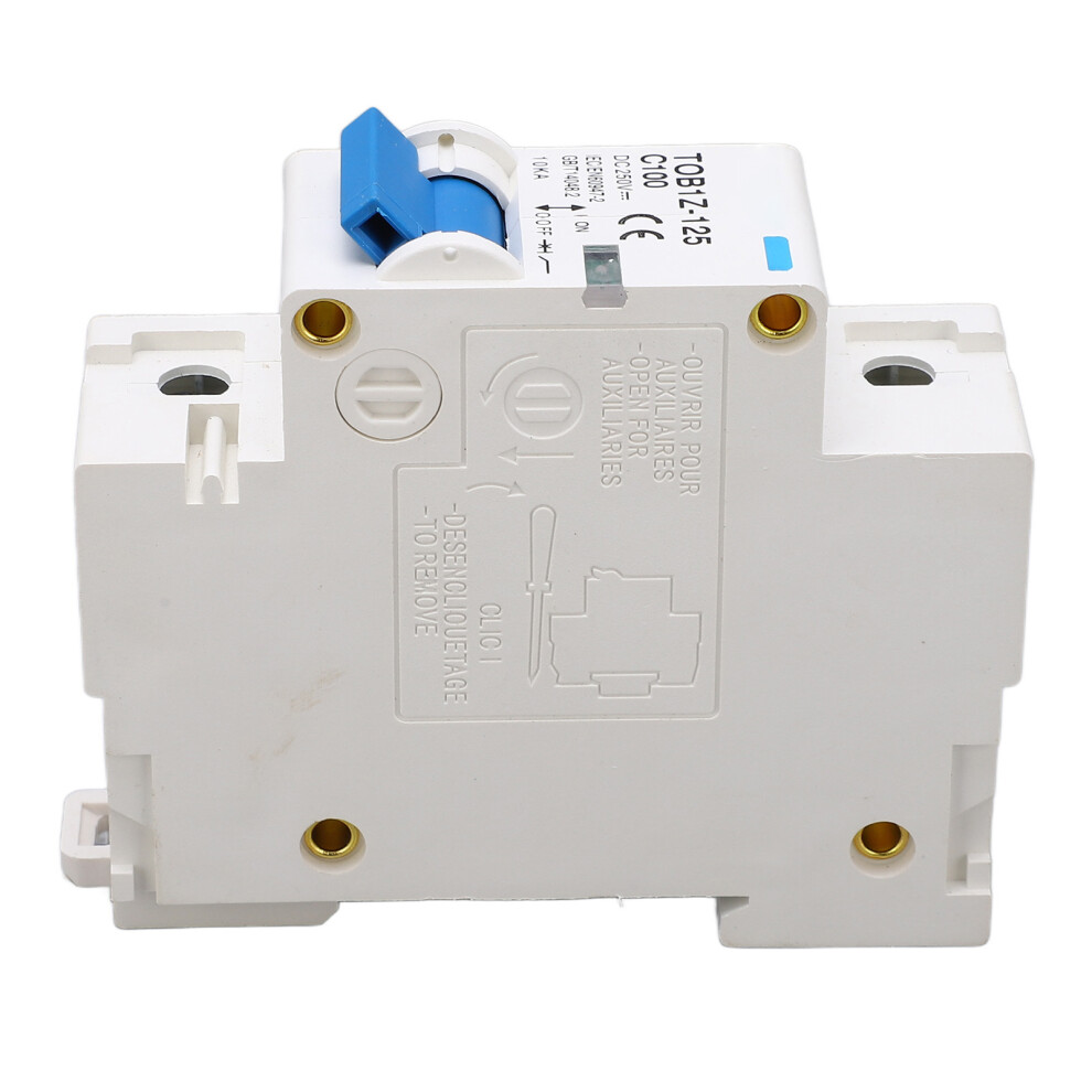 1P Dc Circuit Breaker 100A 35Mm Din Rail Solar Pv Short Circuit Protection 9371355502442