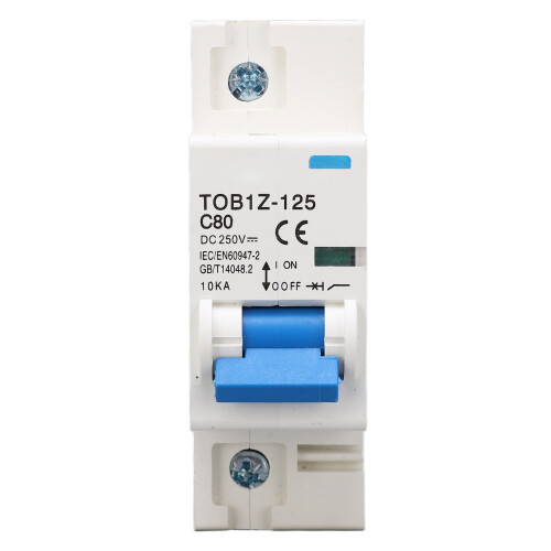 80A DC Mini-Schutzschalter PA66 10KA Solaranlage Modell TOB1Z 125 1
