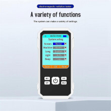 (As show, One size) 3In1 EMF Meter Electric Field Magnetic Field RF Radiation Detector Electromagnetic Radio Frequency Detect Meter,White