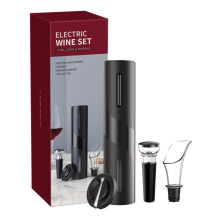 Rechargeable Electric Wine Bottle Opener Corkscrew Foil Cutter Set Automatic Bottle Opener